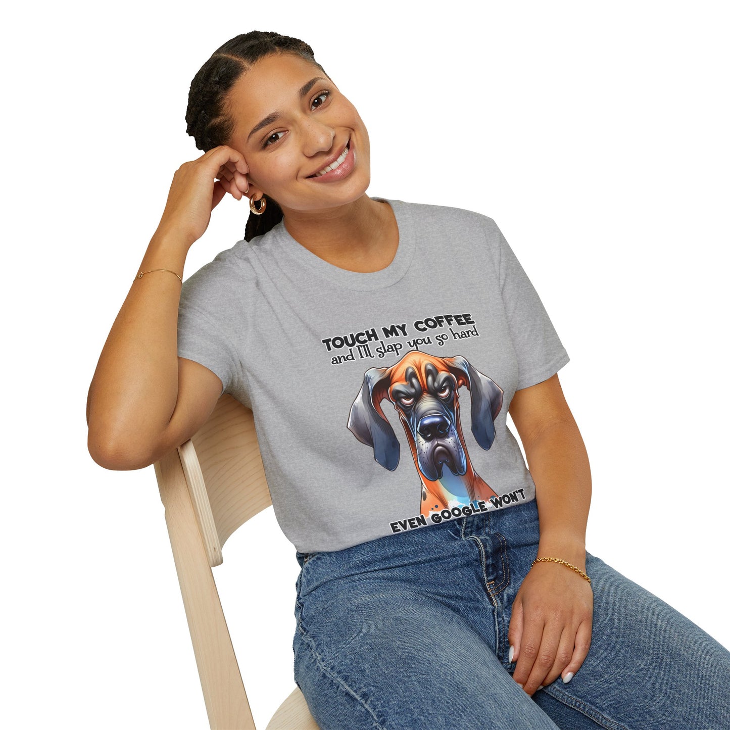 Funny Dog Coffee Lover T-Shirt - Hilarious Pet Parent Humor Tee