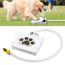 Outdoor Dog Water Fountain Step-On Pedal - Hose Connected