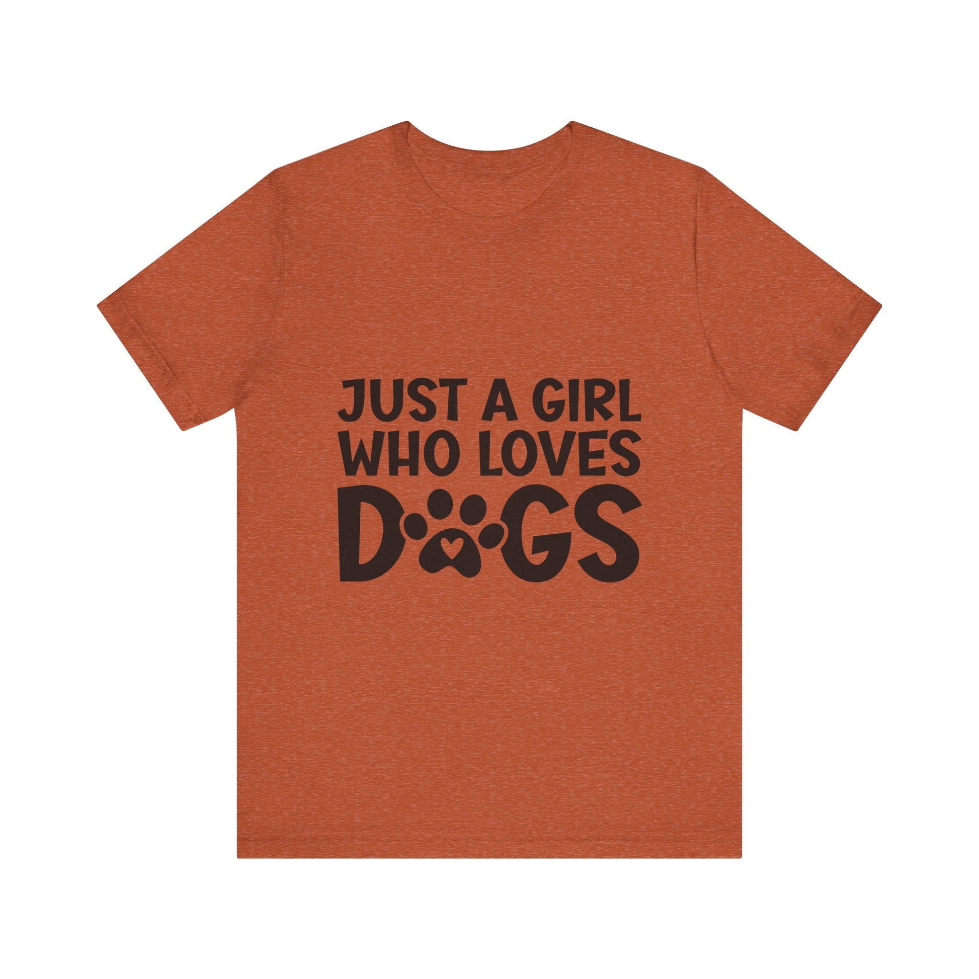 Dog Lover Unisex Tee - Just a Girl Who Loves Dogs | Purrfect Pet Haven