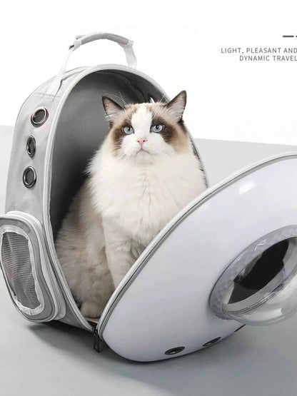 Space Capsule Transparent Pet Carrier Backpack