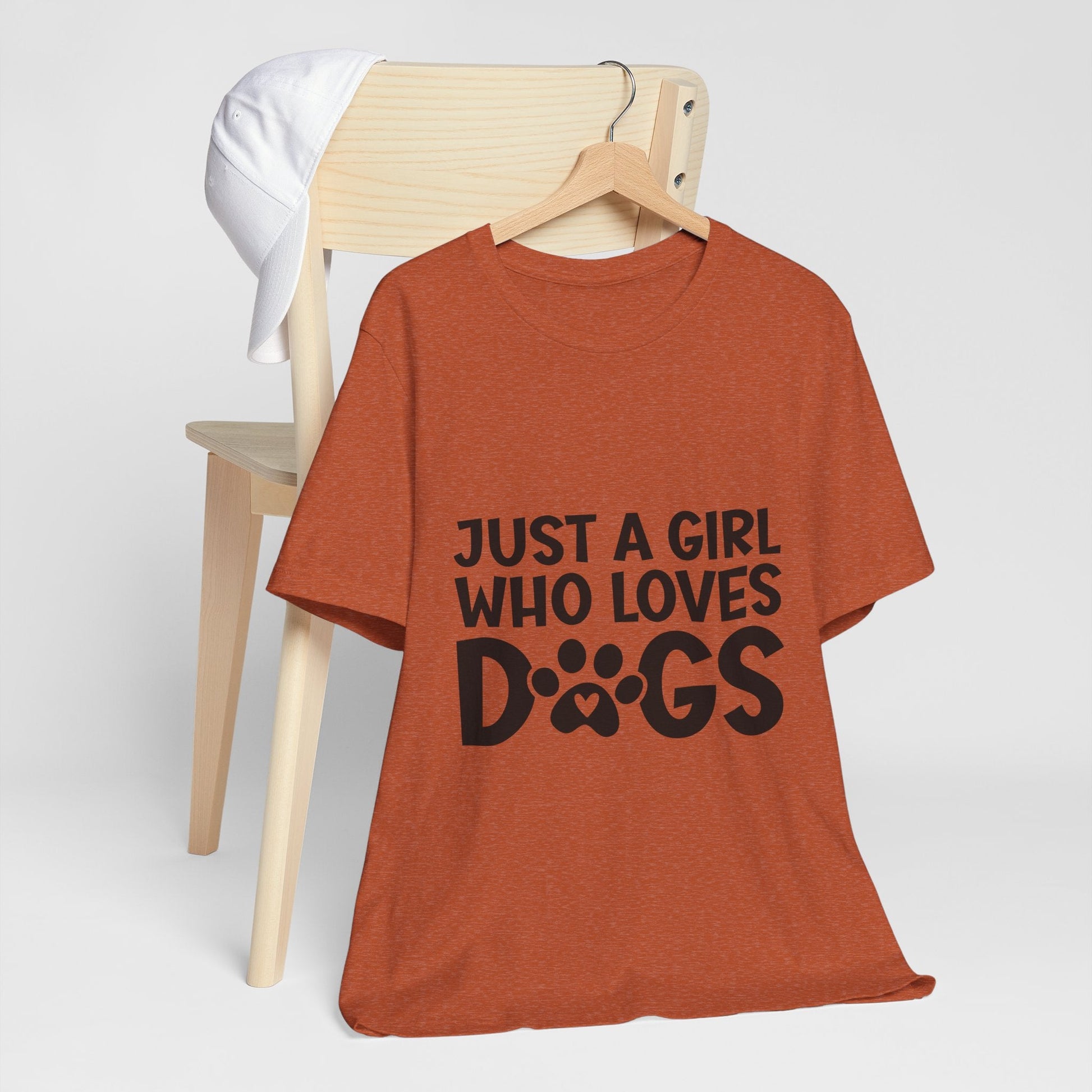 Dog Lover Unisex Tee - Just a Girl Who Loves Dogs | Purrfect Pet Haven