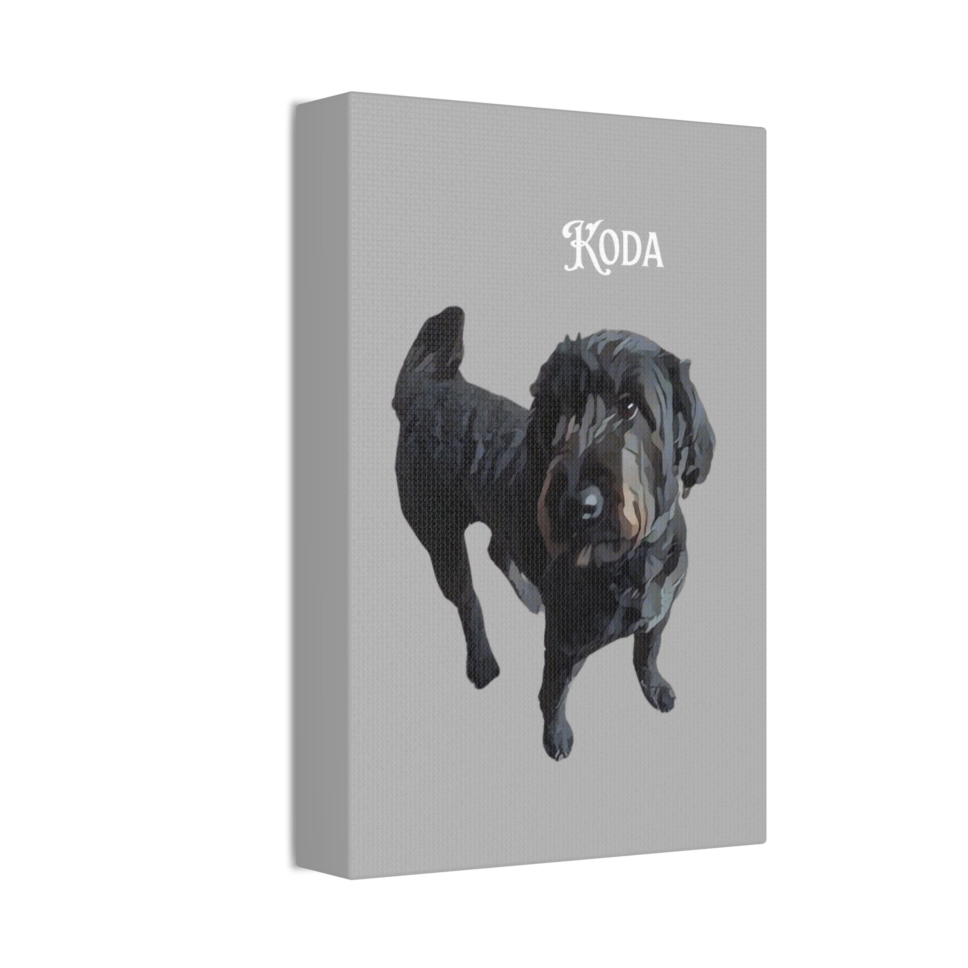 PAW-sonalized Light Grey Canvas Print | Upload Photo~Choose size | Purrfect Pet Haven