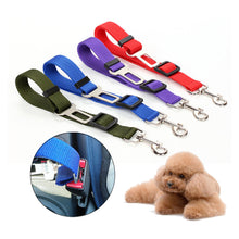 Dog Car Seat Belt - Adjustable Pet Safety Harness Leash