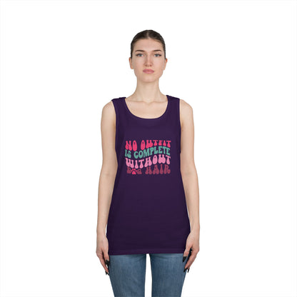 Playful Unisex Heavy Cotton Tank Top - Perfect for Casual Days