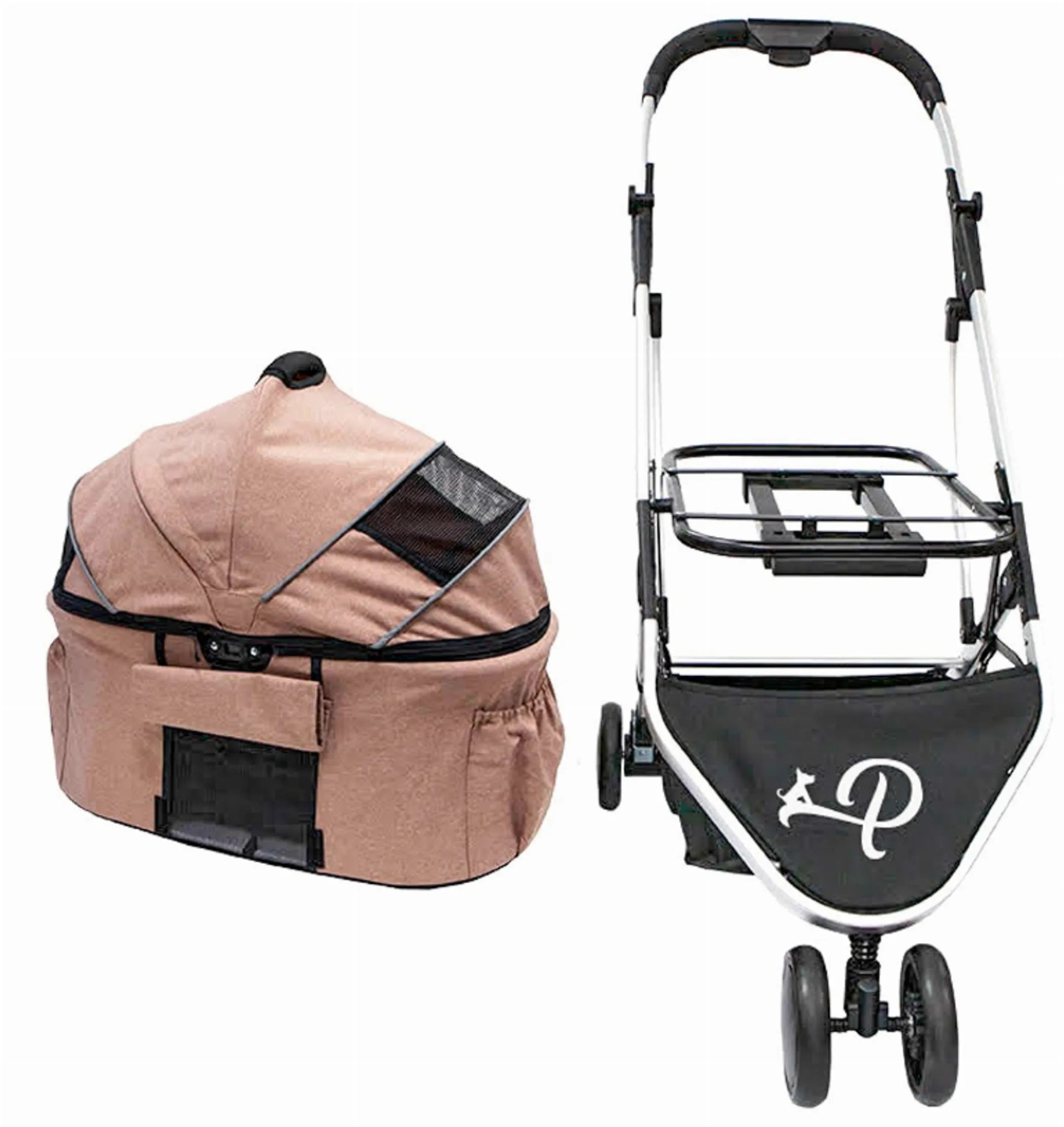Newport Pet Stroller (3-in-1 Travel System) | Purrfect Pet Haven