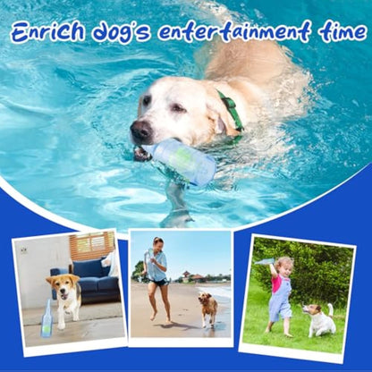 Water Bottle Squeaky Indestructible Dog Toys For Aggressive Chewers