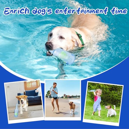 Water Bottle Squeaky Indestructible Dog Toys For Aggressive Chewers