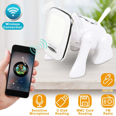 Cute Puppy Dog Wireless Speaker - Portable Bluetooth Music Player - Purrfect Pet Haven