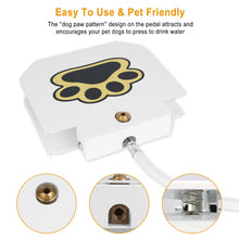 Outdoor Dog Water Fountain - Step-Activated Paw Pedal Dispenser
