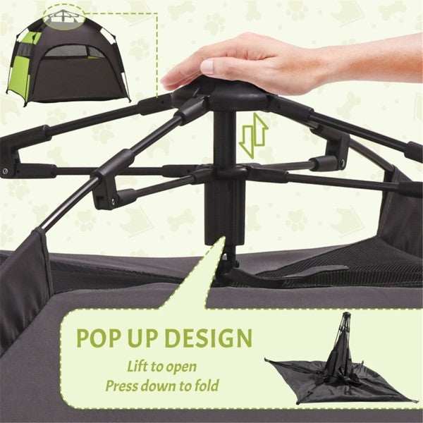 Pet Camping Tent For Large Dogs - Portable Outdoor Enclosure With UV Protection