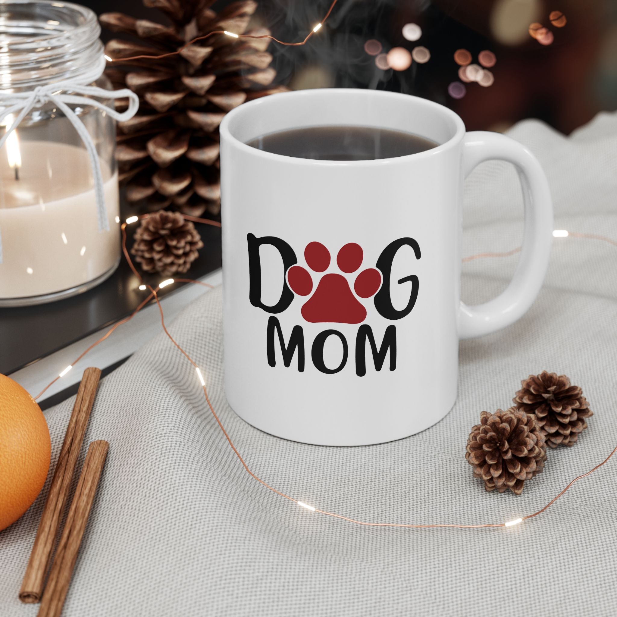 Dog Mom Ceramic Mug - Perfect Gift for Pet Lovers