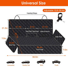 Waterproof Scratch Proof Pet Dog Car Seat Cover Rear Protector Mat
