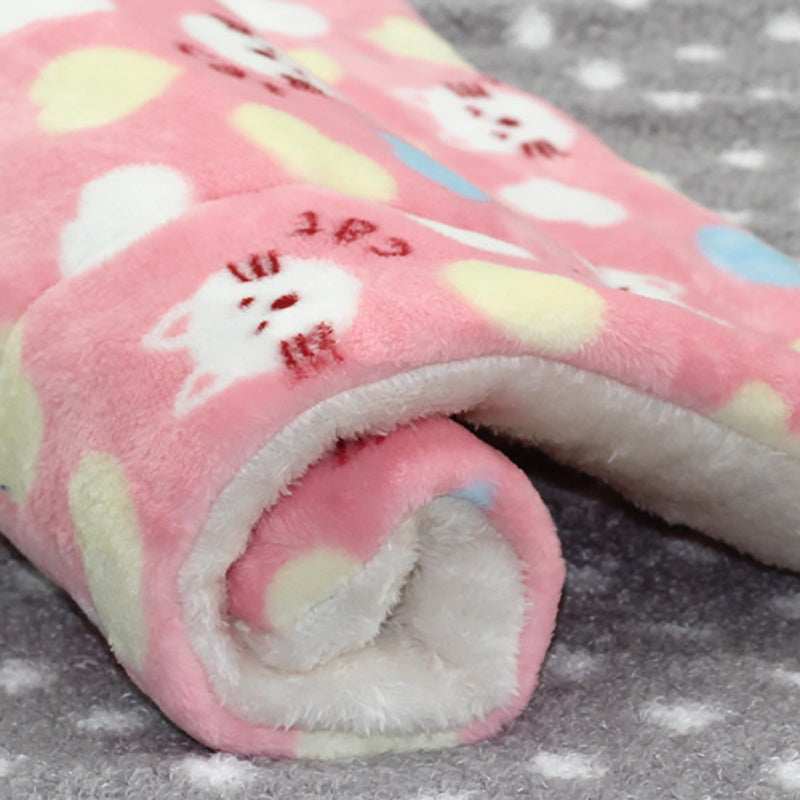 Premium Pet Bed Mat - Washable Fleece Crate Pad for Dogs & Cats All Sizes