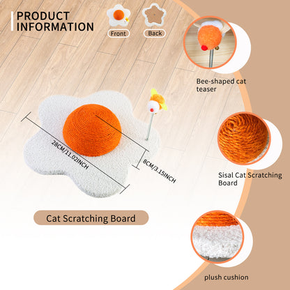 Cat Scratcher - 3-in-1 Multi-Functional Design - Purrfect Pet Haven