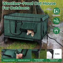 Cat House Heated Outdoor - Weatherproof Insulated Shelter Pad