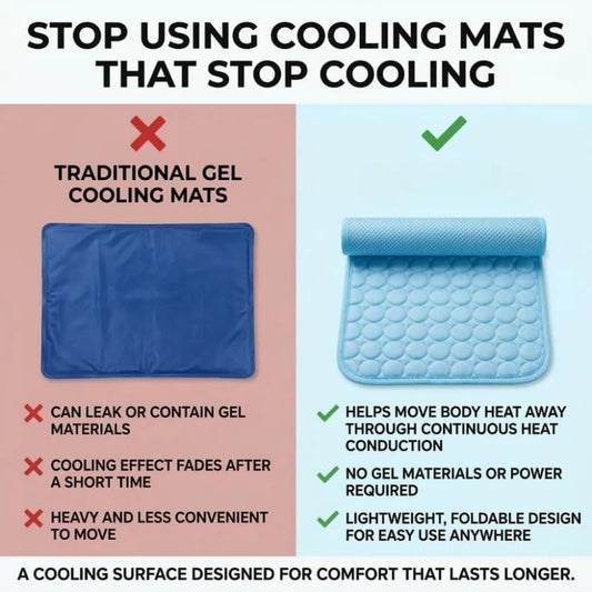 Chill Out: Pet Ice Silk Cooling Pad for Summer Comfort