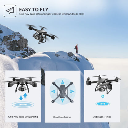 V14 Professional Pet Photography Drone - 6K HD Dual Camera WiFi FPV