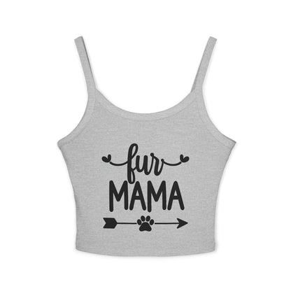Fur Mama Spaghetti Strap Tank Top - Perfect for Dog Moms