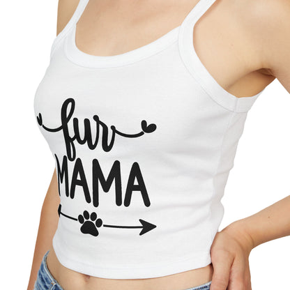 Fur Mama Spaghetti Strap Tank Top - Perfect for Dog Moms