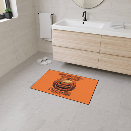 Make Halloween Great Again Floor Mat - Trump Pumpkin Doormat