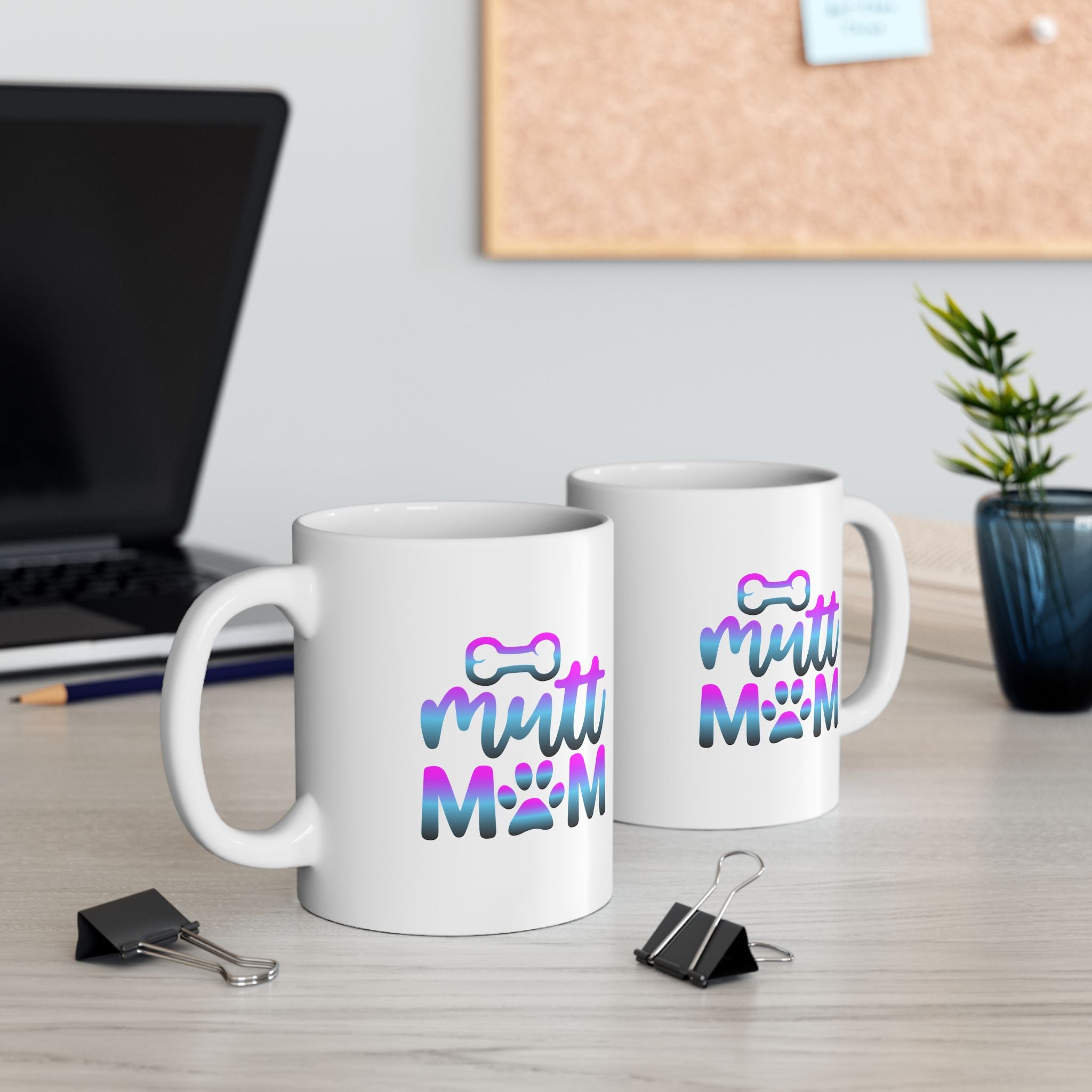 Cute Mutt Mom Ceramic Mug - Ideal Gift for Animal Lovers
