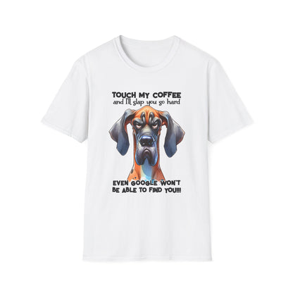 Funny Dog Coffee Lover T-Shirt - Hilarious Pet Parent Humor Tee