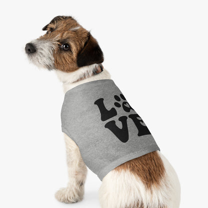 Cute Pet Tank Top - 'Love' Design for Dogs and Cats