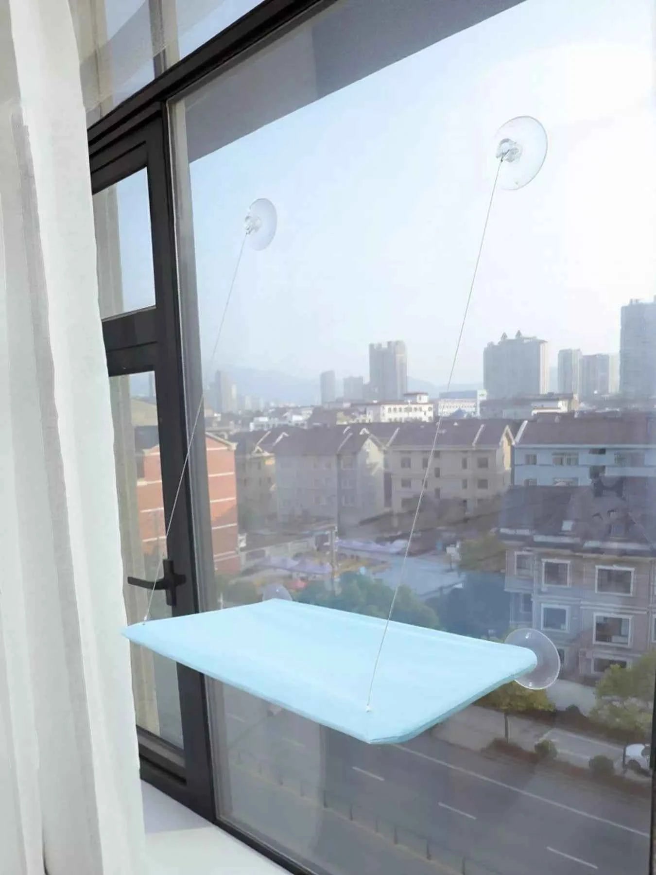 Window Perch Cat Hammock with Suction Cups