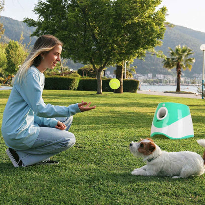 Automatic Dog Ball Launcher - Rechargeable Fetch Machine - Purrfect Pet Haven
