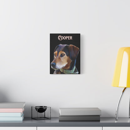 Custom Portrait Cartoon Photo Canvas Print Matte Canvas - Upload Your Photo | Purrfect Pet Haven
