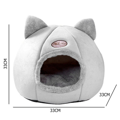 Winter Cat Nest - Large Enclosed Warm Sofa Bed for Cold Weather