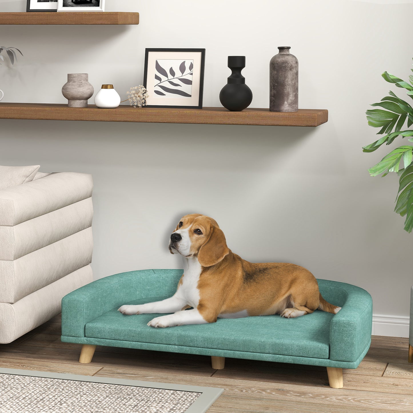 Dog Sofa - Elevated Couch Bed for Large Dogs & Cats