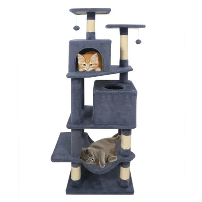 Multi-Level Cat Tree - Multi-Cat Households with Sisal Scratching Posts