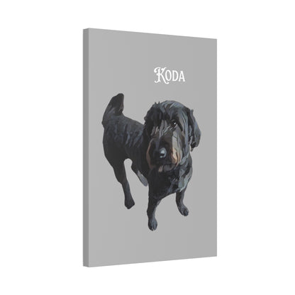 PAW-sonalized Light Grey Canvas Print | Upload Photo~Choose size | Purrfect Pet Haven