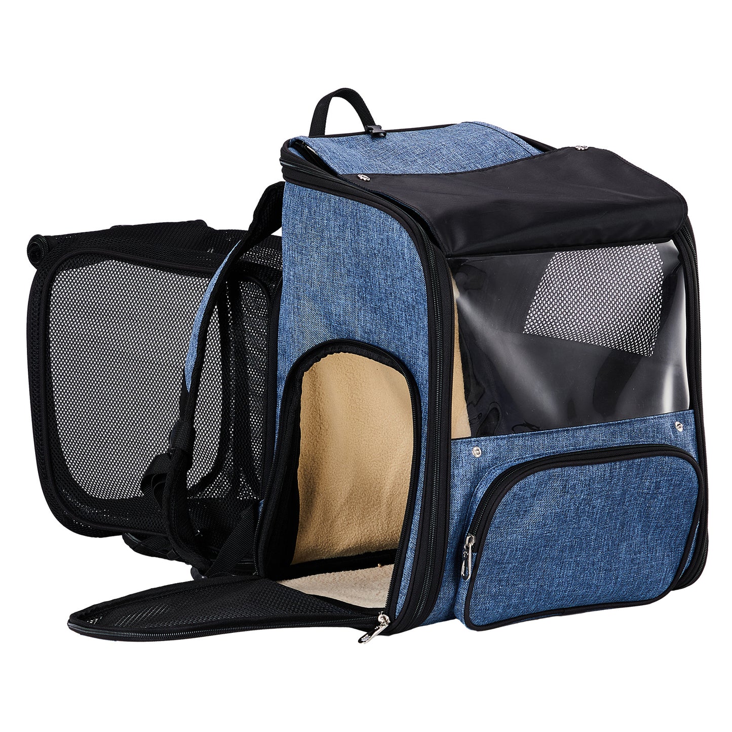 Adventure Pack Carrier - Expandable Backpack for Cats & Dogs - Purrfect Pet Haven
