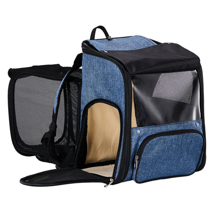 Adventure Pack Carrier - Expandable Backpack for Cats & Dogs - Purrfect Pet Haven