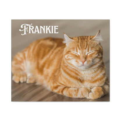 Personalized Landscape Photo Canvas Wall Art - Stretch Framed Print for Pet Lovers