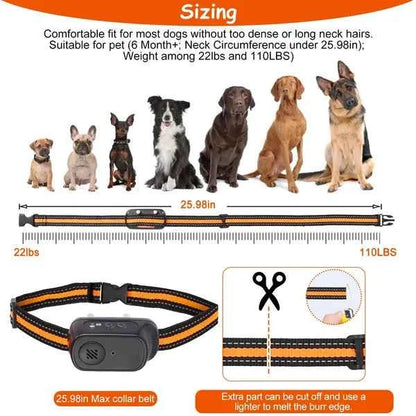 984FT Dog Training Collar IP65 Waterproof Pet Beep Vibration Electric Shock Collar 3 Channels Rechargeable Transmitter Receiver Trainer With Recording Safety Keypad Lock