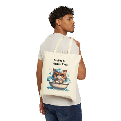 Cotton Canvas Tote Bag | Purrfect Pet Haven