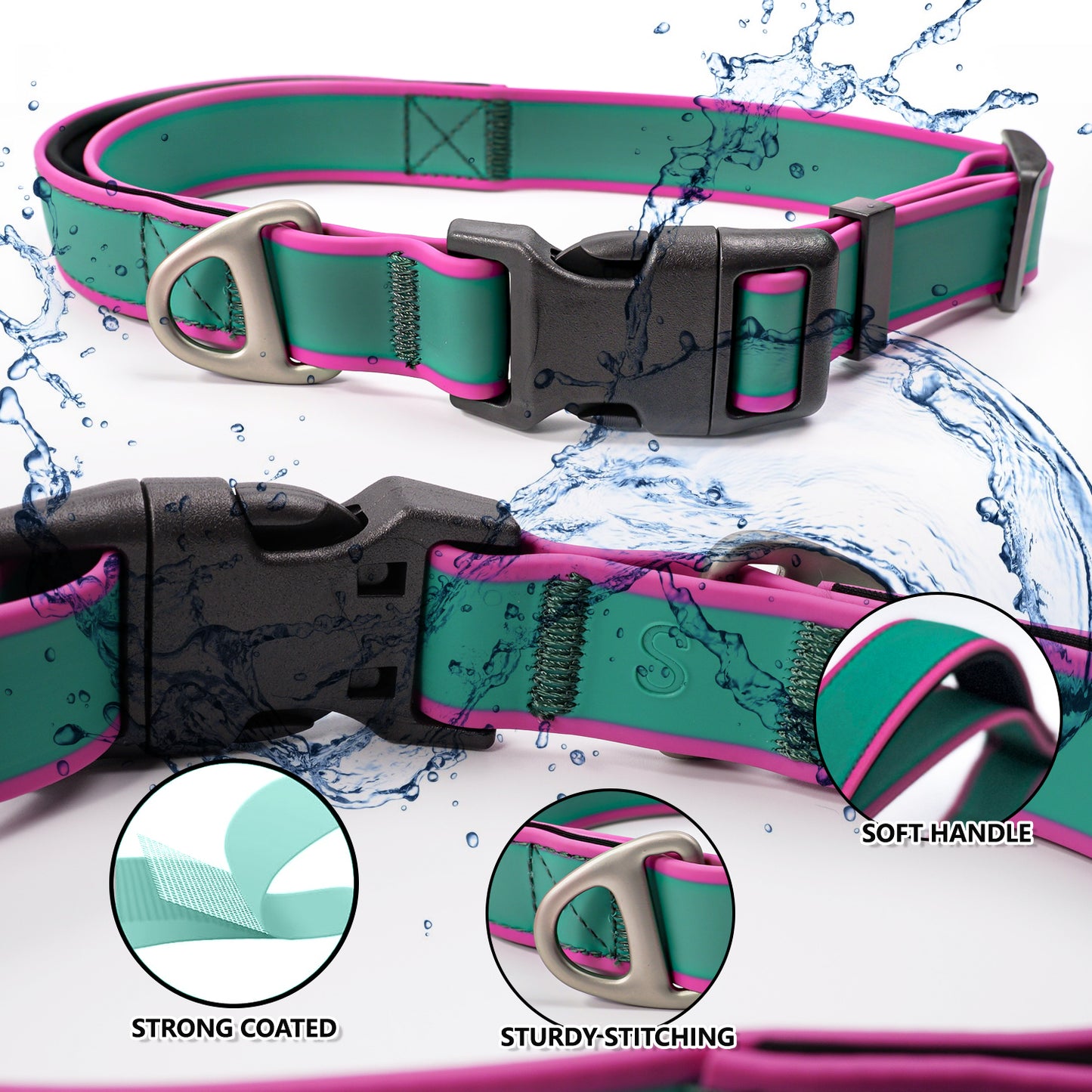 Tactical Dog Collar - Waterproof Working Dog Control Collar - Purrfect Pet Haven