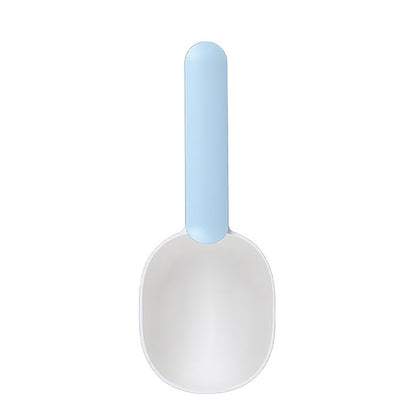 1-Cup Pet Food Scoop with Bag Clip - Ergonomic Long Handle Measuring Cup