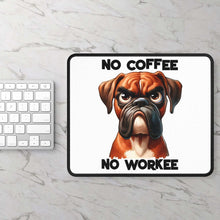 Funny Dog Gaming Mouse Pad - "No Coffee No Workee" | Purrfect Pet Haven