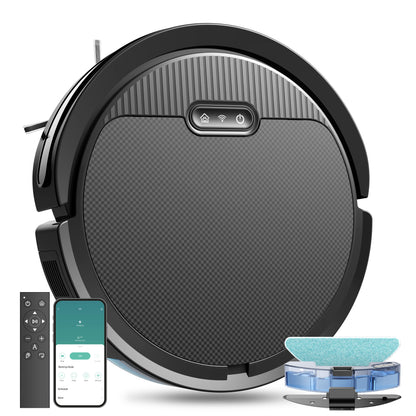Pet Hair Robot Vacuum - 3-in-1 Cleaner