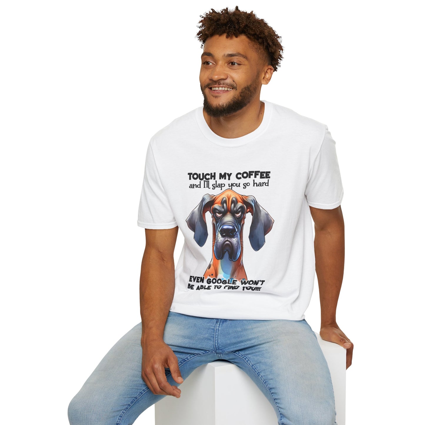 Funny Dog Coffee Lover T-Shirt - Hilarious Pet Parent Humor Tee