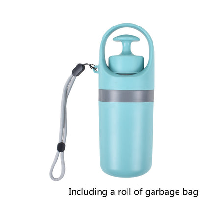 Portable Dog Pooper Scooper - Built-in Bag Dispenser & 8-Claw Pickup