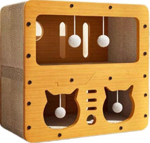 Timber Haven House - Wooden Cat Hideaway