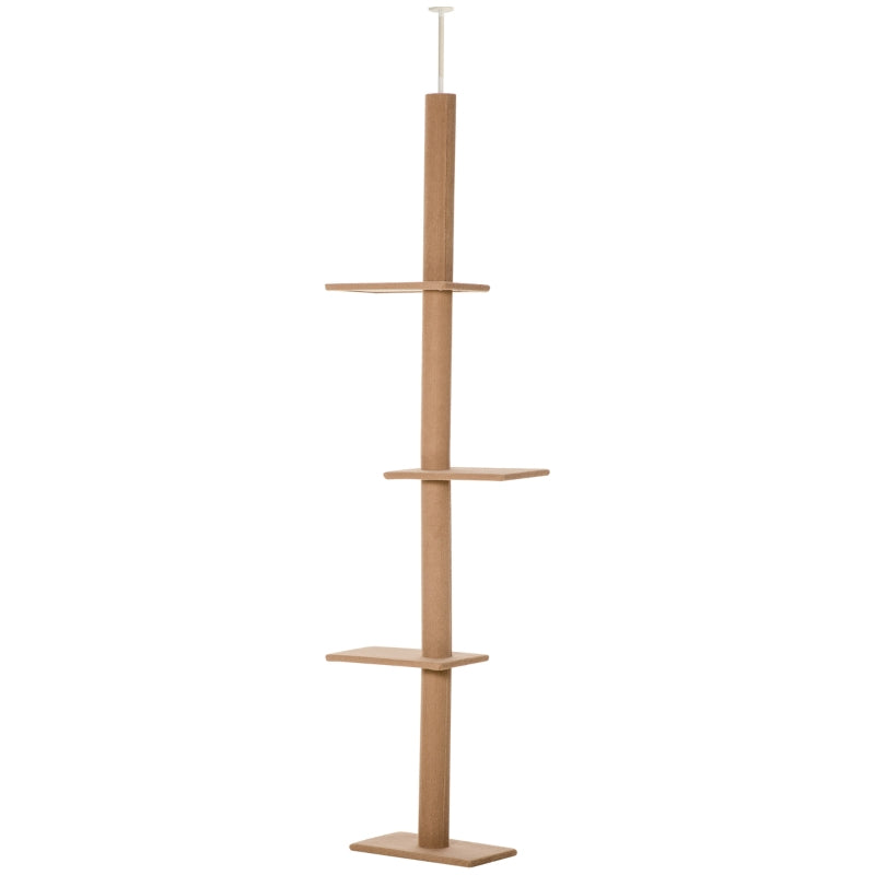 Cat Tree - Floor to Ceiling 8.5 Ft Climbing Tower - Purrfect Pet Haven