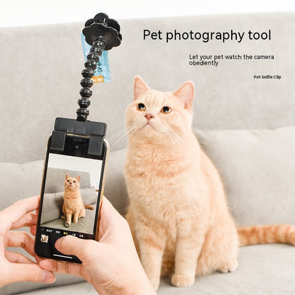 Pet Selfie Stick - Mobile Phone Camera Holder for Dogs & Cats
