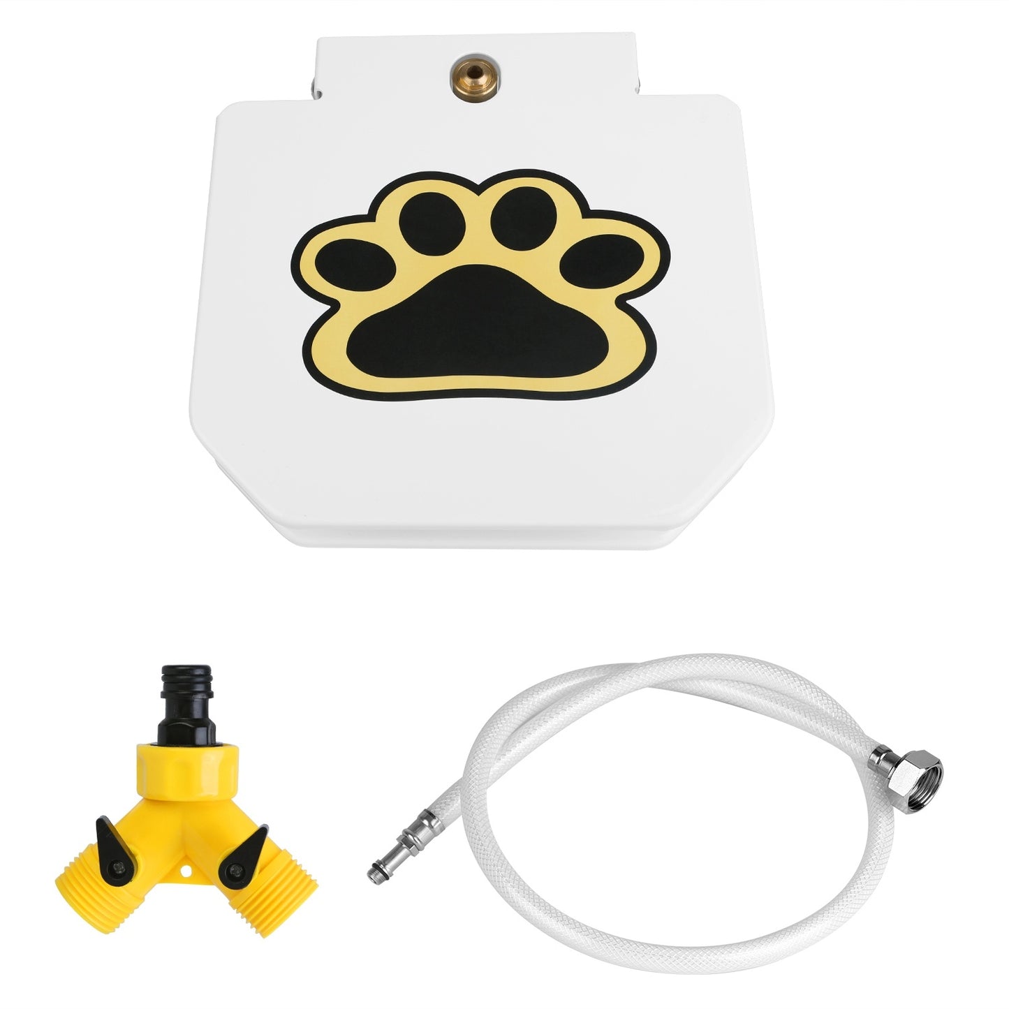 Outdoor Dog Water Fountain - Step-Activated Paw Pedal Dispenser