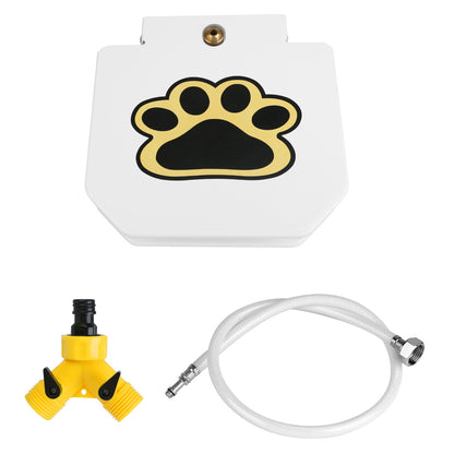 Outdoor Dog Water Fountain - Step-Activated Paw Pedal Dispenser
